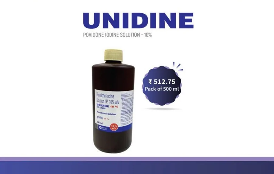 UNIDINE 10% SOLUTION 500ML