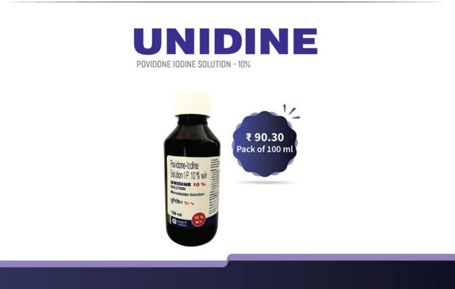 UNIDINE 10% SOLUTION 100ML