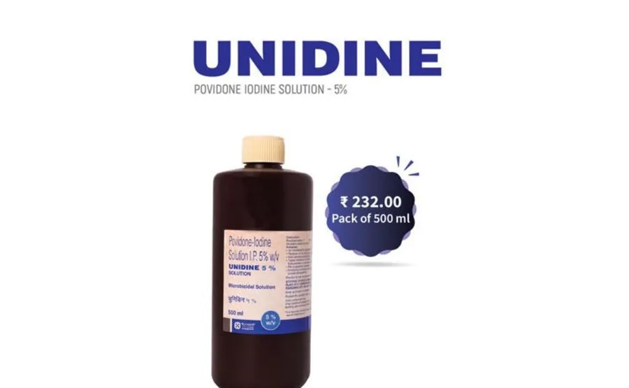 UNIDINE 5% SOLUTION 500ML