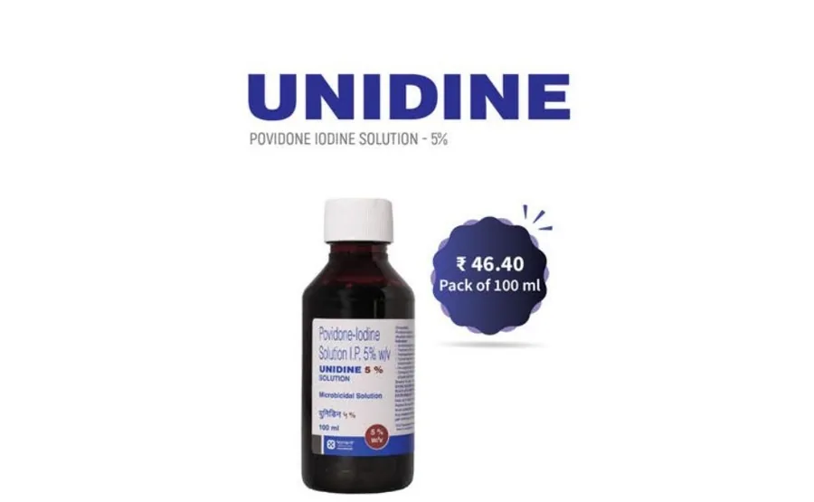 UNIDINE 5% SOLUTION 100ML