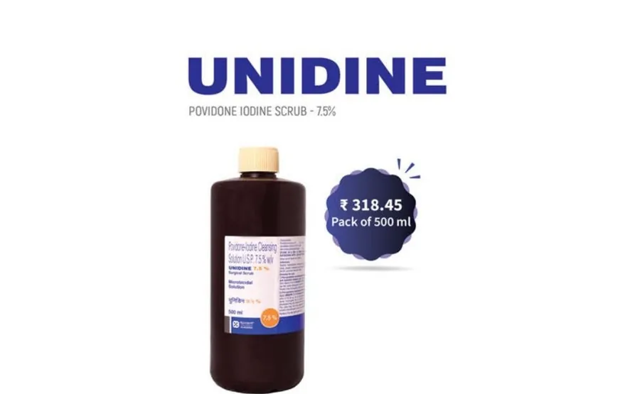 UNIDINE 7.5% SCRUB