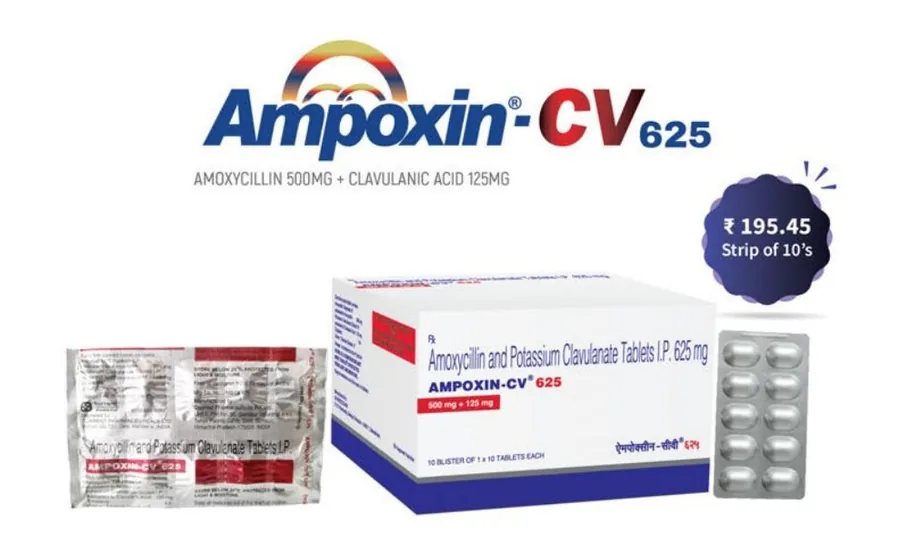 AMPOXIN CV 625 ALU ALU